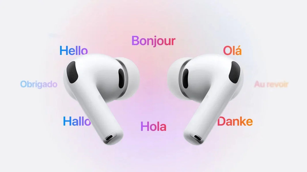 AirPods Pro 3 Apple avec fonction de traduction en temps réel, écouteurs sans fil nouvelle génération annoncés en 2025, interdite en Europe pour raisons légales.