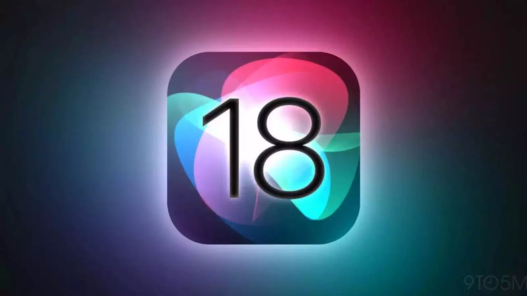 Logo iOS 18 illustrant la nouvelle mise à jour iPhone 2025, avec focus sur l’impact sur la batterie, la performance, la compatibilité et les besoins de réparation ou d’optimisation.