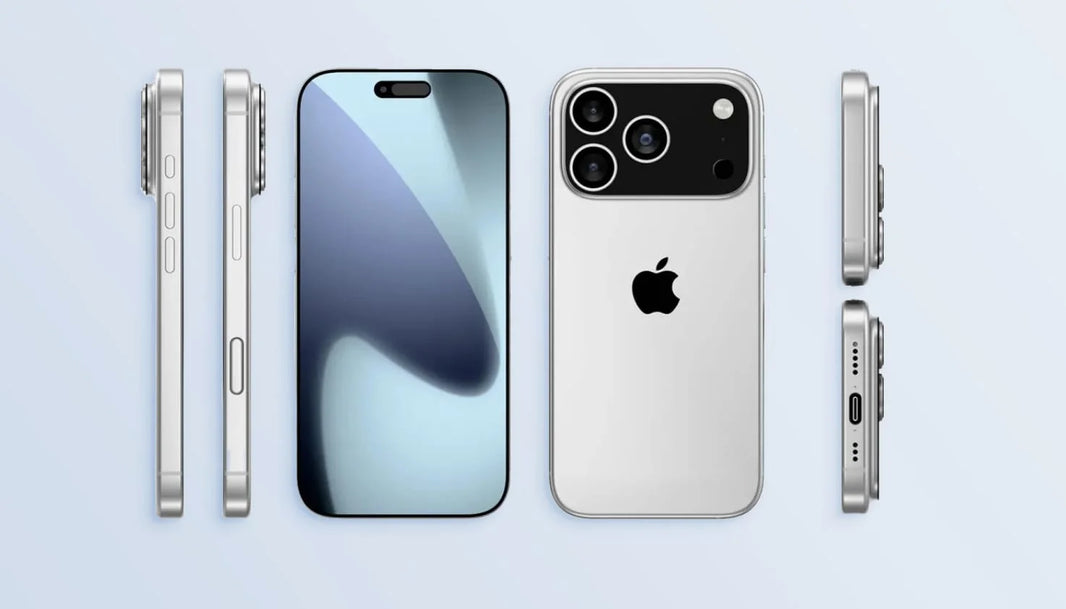 iPhone 17 Ultra vu sous plusieurs angles, réparation iTelier Lyon : remplacement écran OLED, changement batterie, réparation caméra arrière et connecteur de charge, service rapide garanti 1 an.