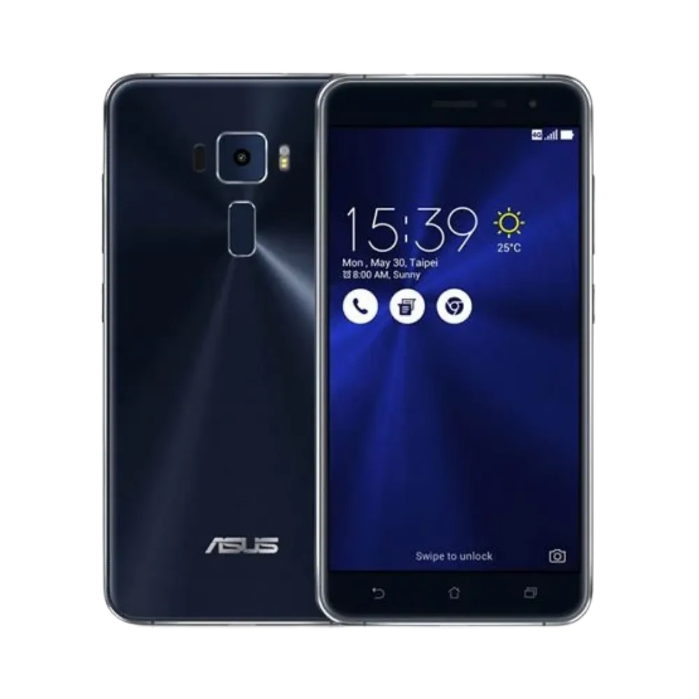 Asus Zenfone 3 noir, réparation écran, batterie et connecteur de charge chez iTelier Lyon, pièces d’origine garanties 1 an, service rapide en magasin ou par correspondance.