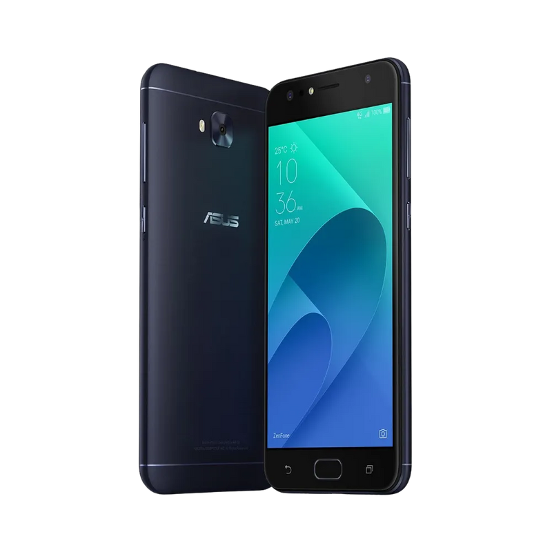 Vue arrière Asus Zenfone 4 noir, changement batterie et coque arrière chez iTelier Lyon, envoi sécurisé disponible dans toute la France, garantie pièces 1 an.