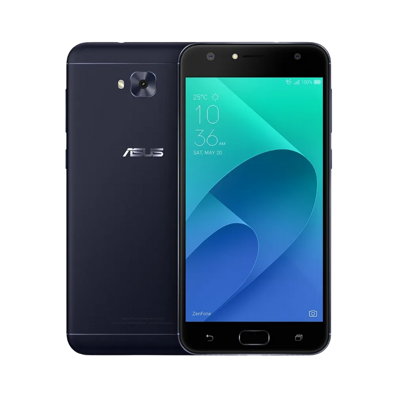Asus Zenfone 4 noir, réparation écran, batterie et connecteur de charge chez iTelier Lyon, pièces d’origine garanties 1 an, service rapide en boutique ou par correspondance.