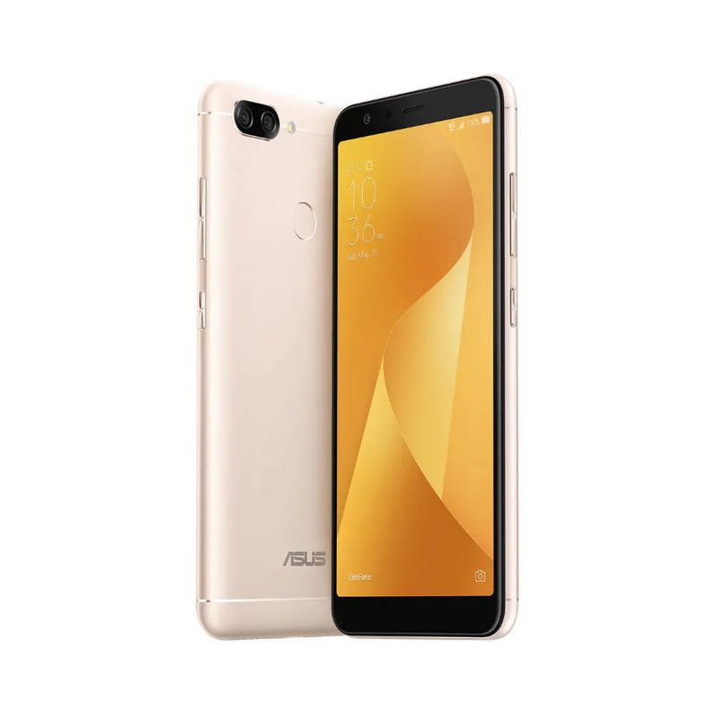 Vue avant Asus Zenfone Max Plus M1 or, remplacement vitre et dalle LCD originale chez iTelier Lyon, diagnostic gratuit, réparation express et fiable partout en France.