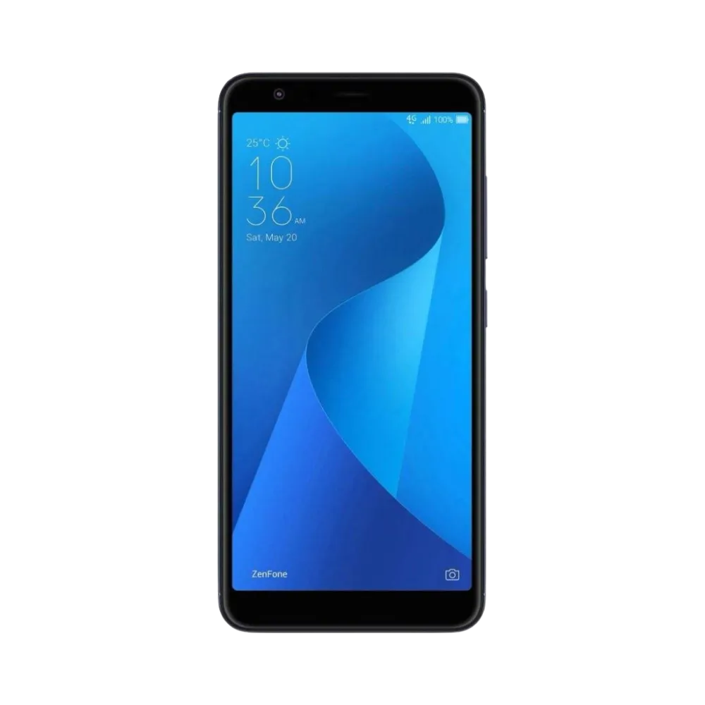 Vue avant Asus Zenfone Max Pro M1 noir, remplacement vitre et dalle LCD originale chez iTelier Lyon, diagnostic offert, réparation express et fiable partout en France.