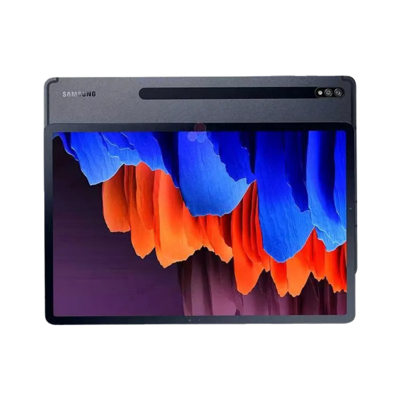 Samsung Galaxy Tab S7+ 4G T975 écran allumé : remplacement écran ou batterie chez iTelier Lyon, pièces garanties 1 an, envoi accepté.