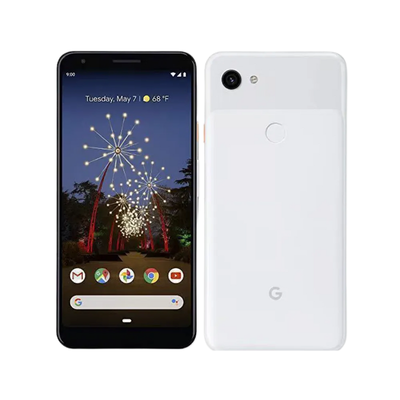 Double vue du Pixel 3a XL dans une fiche produit. Réparation complète : écran, batterie, caméra, boutons ou châssis chez iTelier Lyon. Service fiable, rapide, garanti.