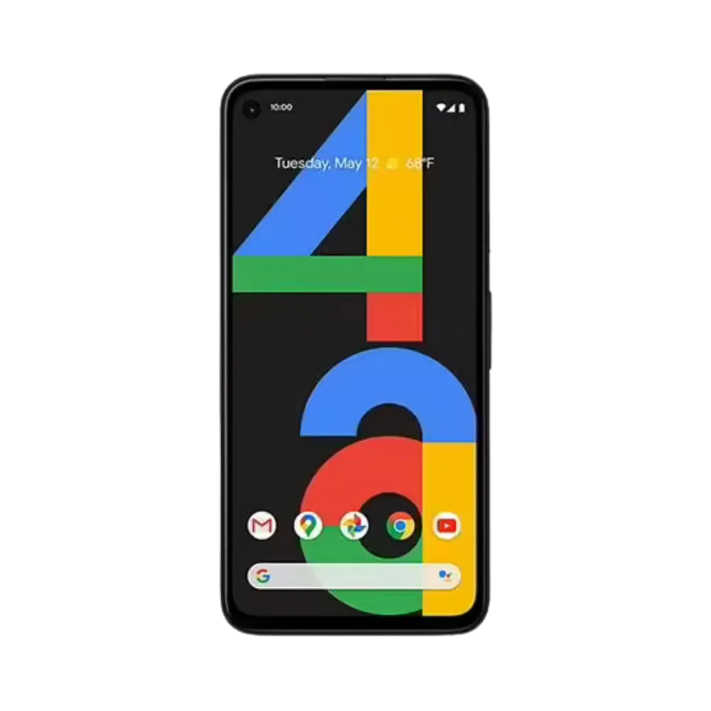 Écran du Pixel 4a 5G allumé avec interface Android. Réparation dalle OLED, écran noir ou tactile HS chez iTelier Lyon. Diagnostic offert, intervention express.