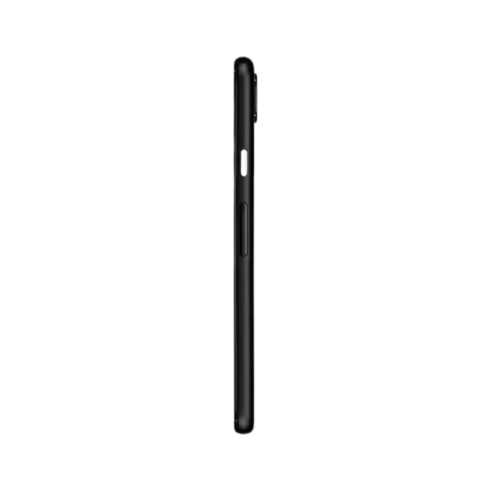 Profil droit du Pixel 4a 5G noir. Réparation bouton, port USB-C ou batterie gonflée chez iTelier Lyon. Centre de réparation expert et rapide.