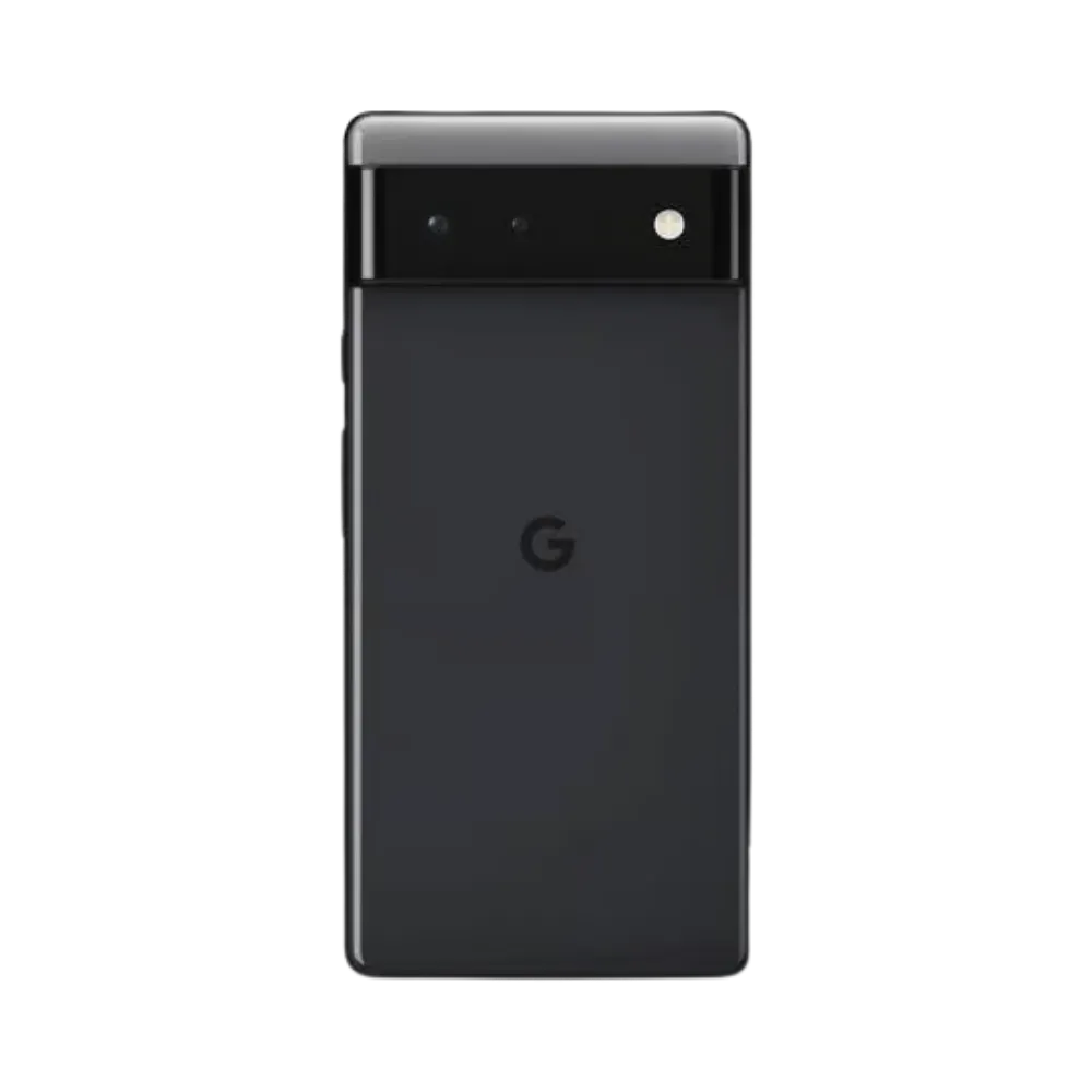 Vue arrière du Pixel 6 avec capteur photo horizontal. Réparation caméra, vitre arrière ou micro défectueux chez iTelier à Lyon. Garantie 12 mois incluse sur toutes les réparations.