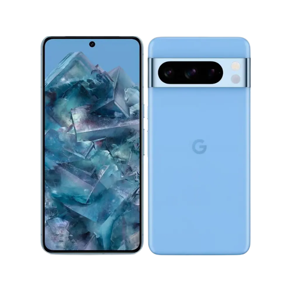 Double vue du Pixel 8 Pro pour galerie produit. Réparation express toutes pannes chez iTelier Lyon : écran, batterie, caméra, boutons. Service fiable et sécurisé partout en France.