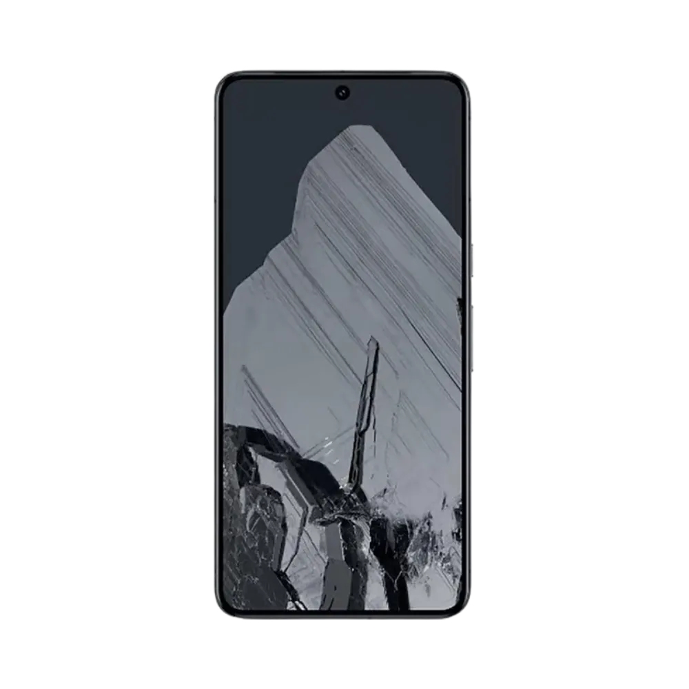 Écran allumé du Pixel 8a, parfait pour les réparations de dalle OLED, écran noir ou fissuré. iTelier Lyon assure un service rapide et fiable avec pièces d’origine disponibles.