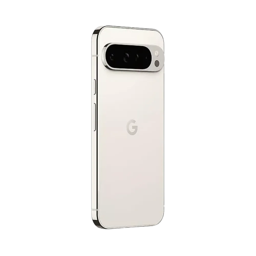 Google Pixel 9 Pro XL vu en angle 3/4 arrière, parfait pour illustrer la réparation d’éléments externes chez iTelier Lyon. Envoi national depuis Lyon 6, Décines, Montpellier, Lille, Rillieux-la-Pape ou Meyzieu.