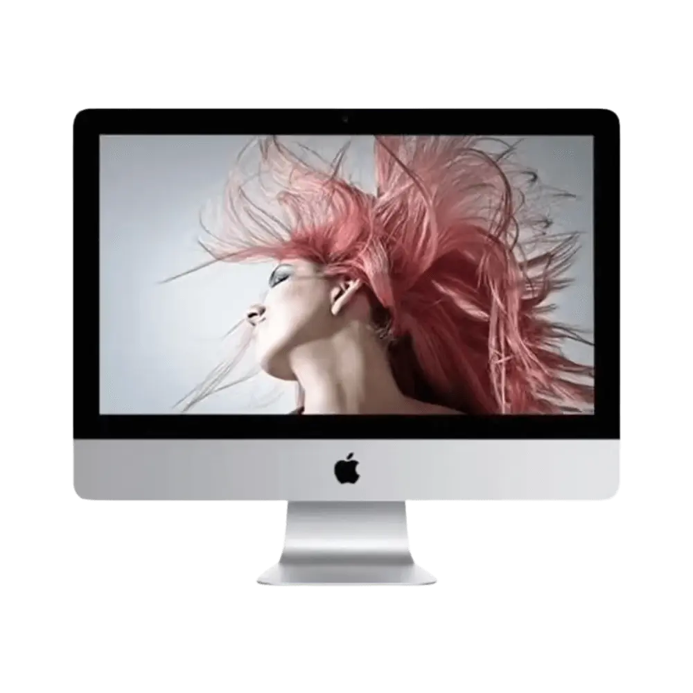 iMac 21,5 pouces 2015 (A1418) avec écran actif. Réparation écran, remplacement SSD ou RAM chez iTelier à Lyon. Diagnostic offert, service rapide, pièces garanties.