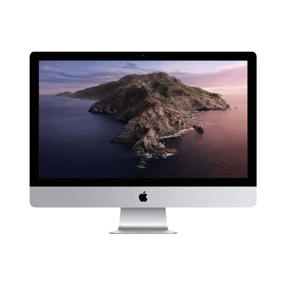 iMac Retina 4K 21.5" 2019 (A2116) avec écran allumé. Réparation écran, SSD ou alimentation chez iTelier Lyon. Diagnostic offert, pièces garanties 12 mois.