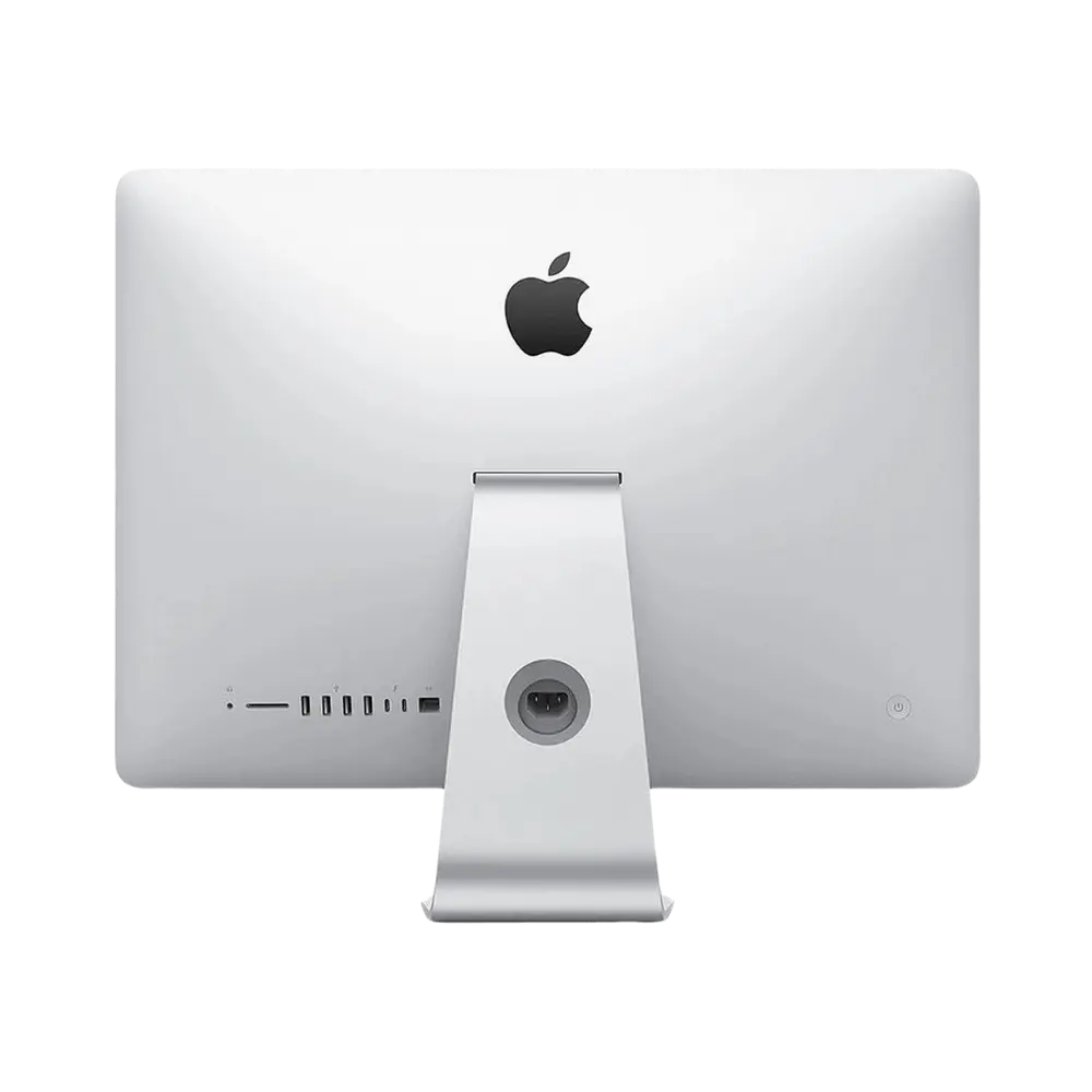 Dos de l’iMac 27 pouces Retina 5K A1419 de 2015. Réparation bloc d’alimentation, connecteurs ou SSD chez iTelier Lyon. Réparation fiable avec garantie 12 mois.