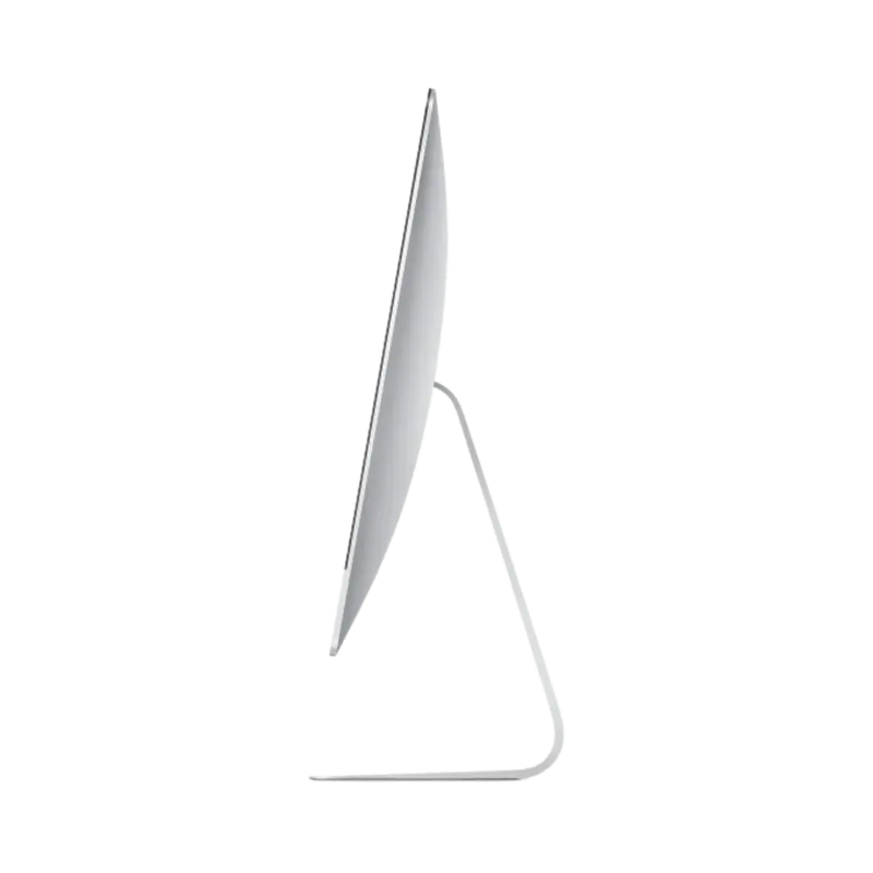 Profil fin de l’iMac Retina 5K 27 pouces A1419. Réparation rapide à Lyon : SSD, écran, ports ou composants internes. Service iTelier professionnel et sécurisé.