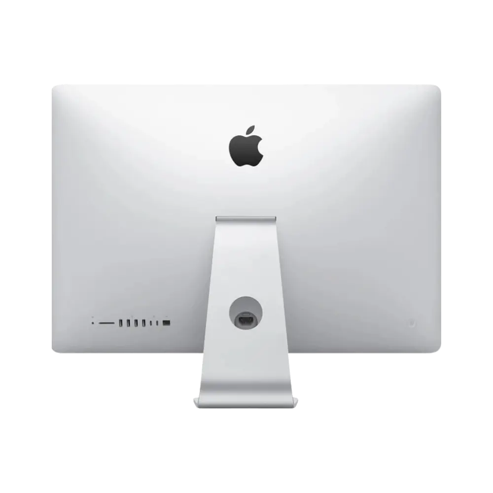 Dos de l’iMac 27" Retina 5K A1419. Réparation carte mère, alimentation ou SSD chez iTelier Lyon. Prise en charge professionnelle avec garantie 12 mois.