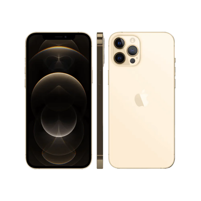 Dos en verre or de l’iPhone 12 Pro Max. Réparation vitre arrière cassée ou fissurée à Lyon chez iTelier. Service rapide avec pièces garanties.