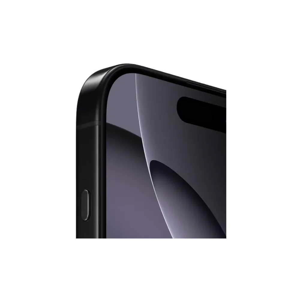 Profil de l’iPhone 16 Pro Max avec écran OLED. Réparation écran d’origine à Lyon, Tassin ou Oullins.