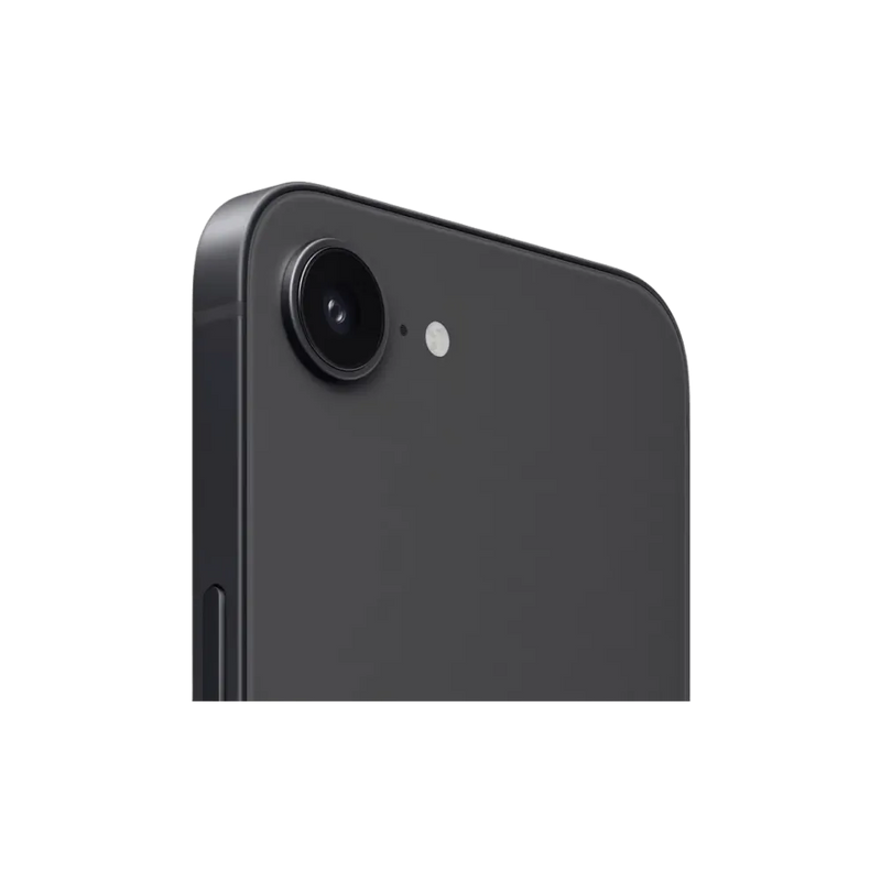 Capteur photo arrière iPhone 16e noir. Réparation module caméra ou lentille à Lyon, Bron ou Sainte-Foy-lès-Lyon.