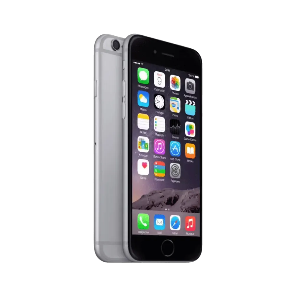 iPhone 6 vu de côté. Réparation bouton power, écran ou batterie chez iTelier Lyon. Atelier certifié, prise en charge express ou envoi postal sécurisé.