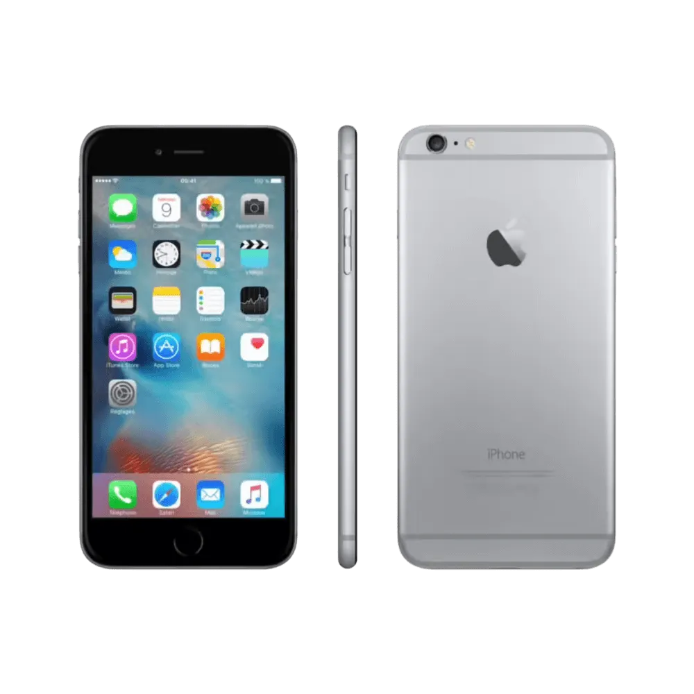 Dos de l’iPhone 6 Plus. Réparation de la caméra, de la batterie ou du connecteur lightning chez iTelier Lyon. Atelier certifié, service express.