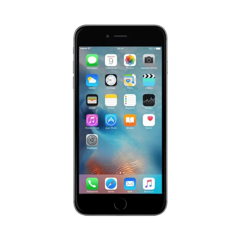 Écran allumé d’un iPhone 6 Plus. Remplacement écran original chez iTelier Lyon. Diagnostic gratuit et réparation rapide en boutique ou à distance.
