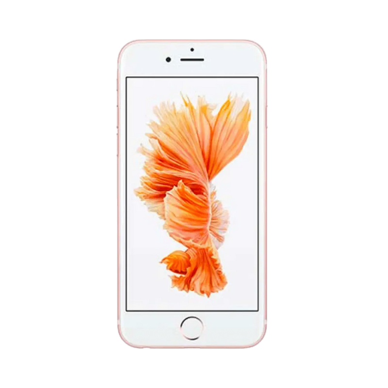 Face avant de l’iPhone 6S rose gold avec écran allumé. Réparation rapide chez iTelier Lyon : écran original, batterie, port Lightning.