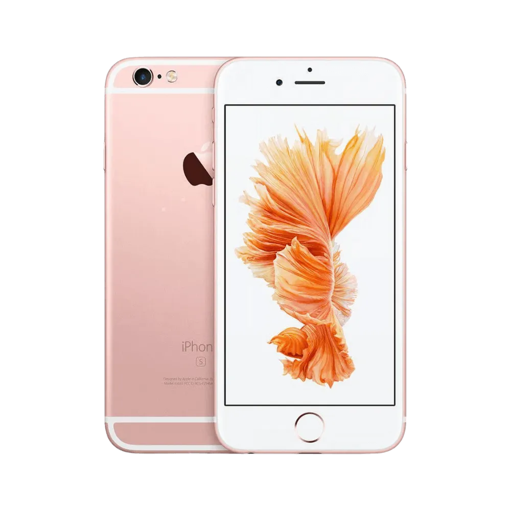 iPhone 6S rose vu de face et de dos. Réparation écran, batterie ou connecteur de charge avec garantie 1 an chez iTelier Lyon.