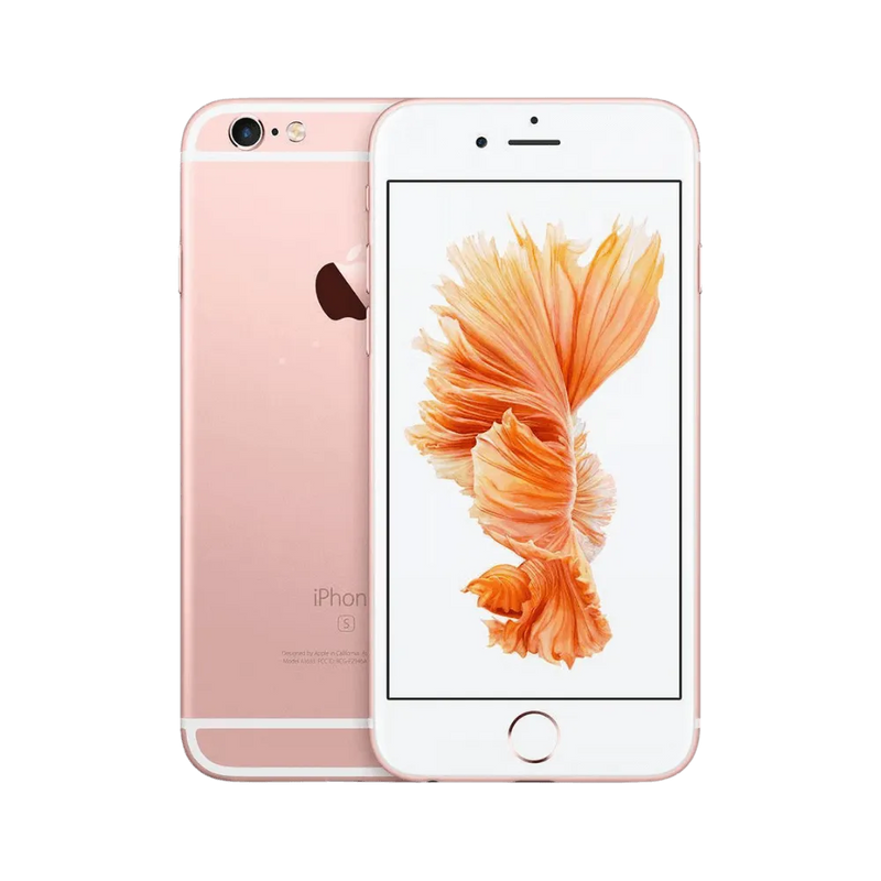 iPhone 6S rose vu de face et de dos. Réparation écran, batterie ou connecteur de charge avec garantie 1 an chez iTelier Lyon.
