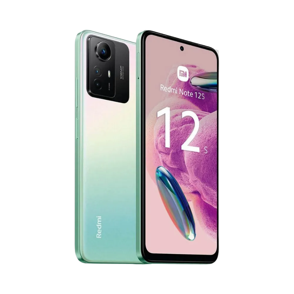 Vue latérale du Redmi Note 12S — réparation écran AMOLED, batterie, boutons volume et connecteur de charge avec iTelier Lyon, diagnostic gratuit, service rapide et pièces garanties 12 mois en boutique et envoi postal France entière.