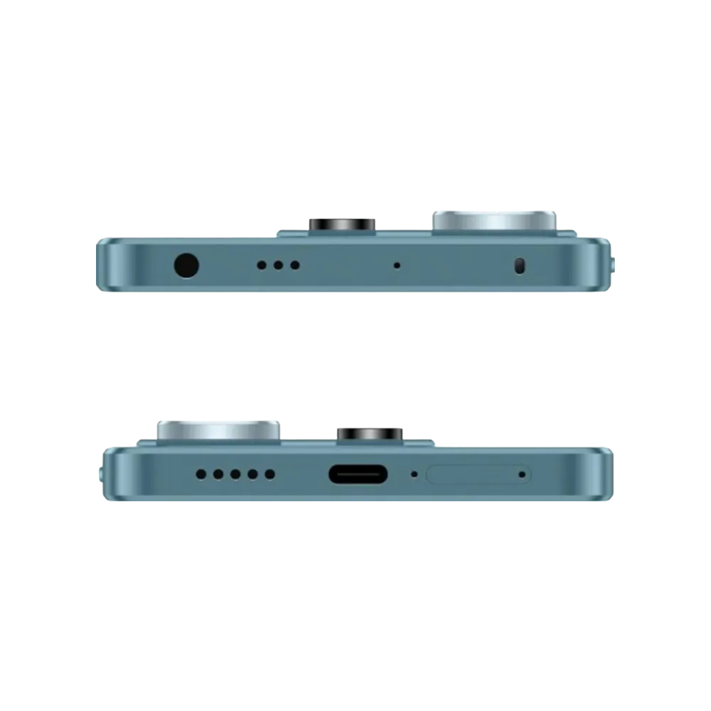 Vue du Redmi Note 13 Pro 5G montrant connecteur USB-C et haut-parleurs — réparation connecteur de charge, micro et haut-parleur par iTelier Lyon, diagnostic offert, pièces d’origine garanties, réparation express en boutique ou par correspondance.