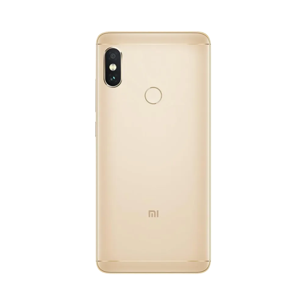 Dos du Redmi Note 5 or avec bloc photo vertical et capteur d’empreintes — réparation appareil photo et vitre arrière chez iTelier Lyon, techniciens experts, diagnostic offert et pièces garanties 1 an.