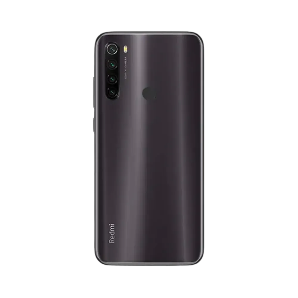 Dos du Redmi Note 8T gris avec bloc photo vertical — réparation appareil photo et vitre arrière chez iTelier Lyon, techniciens experts, diagnostic offert et pièces garanties 1 an.