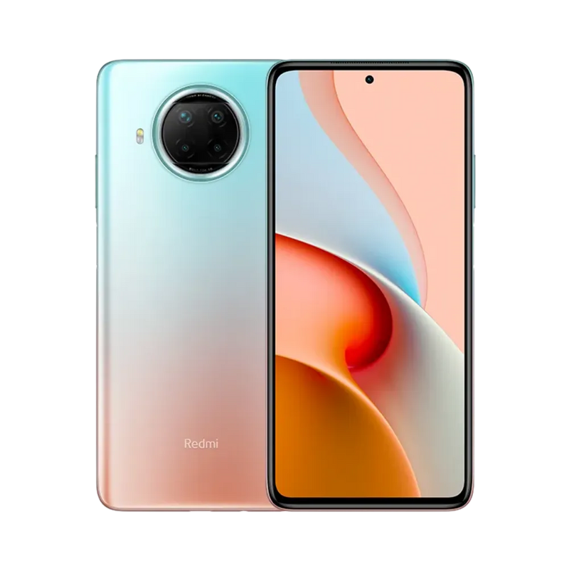 Redmi Note 9 Pro 5G en vue avant et arrière — réparation écran, vitre arrière et batterie par iTelier Lyon, diagnostic gratuit, pièces originales garanties 1 an, service express et envoi national.