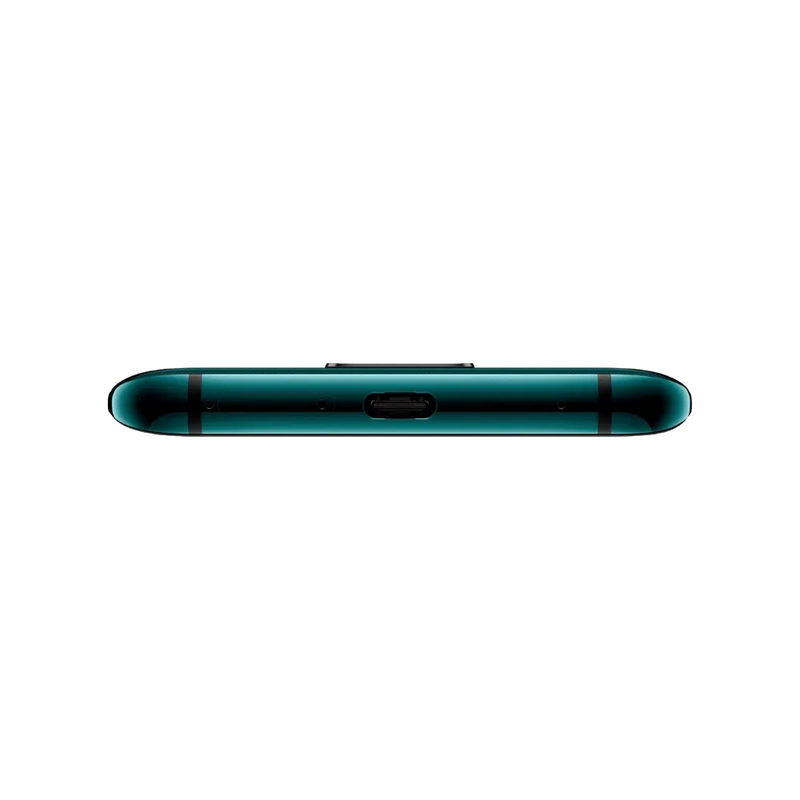 Huawei Mate 20 Pro montré en vue inférieure, port USB-C, haut-parleur et tiroir SIM bien visibles. Photo optimisée iTelier Lyon pour réparation connecteur de charge, audio et diagnostic gratuit.