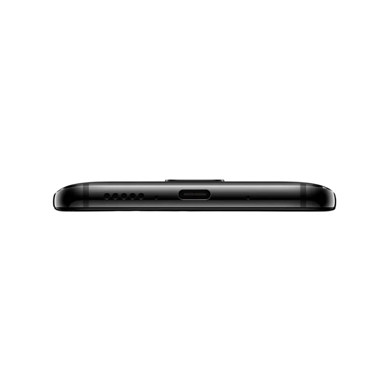 Huawei Mate 20 montré en vue inférieure, port USB-C, haut-parleur et tiroir SIM bien visibles. Photo optimisée iTelier Lyon pour réparation connecteur de charge, audio et diagnostic gratuit.
