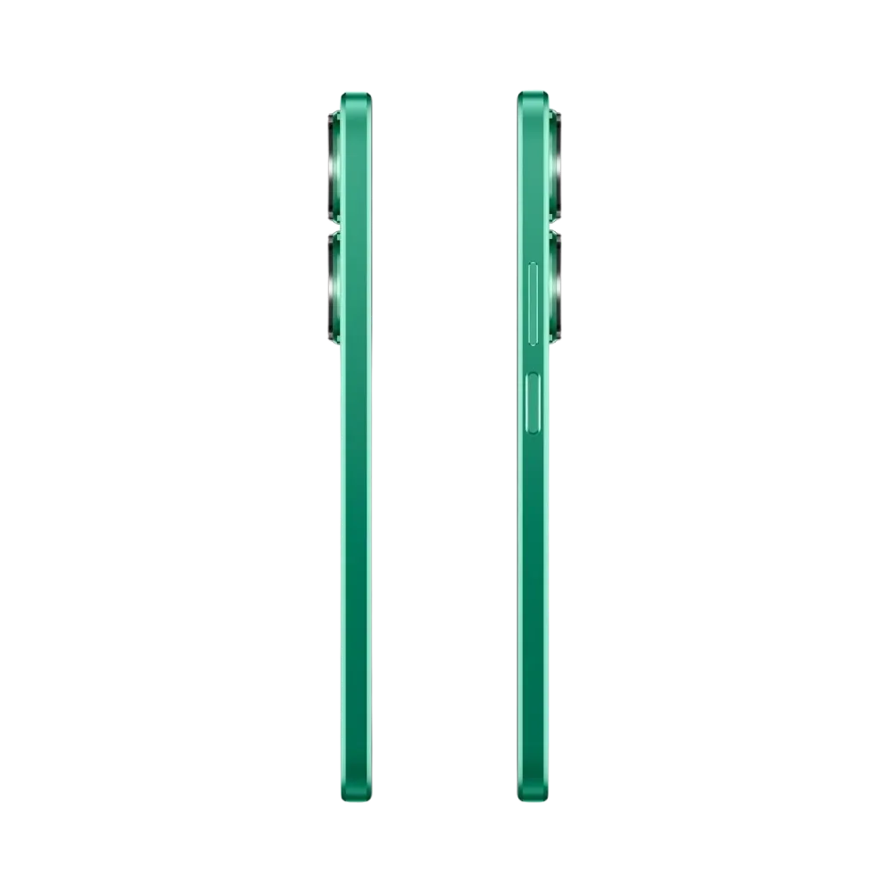 Huawei Nova 12 SE présenté de profil vert, finesse du châssis et boutons latéraux visibles. Image optimisée iTelier Lyon pour réparation boutons, connecteur et diagnostic gratuit.
