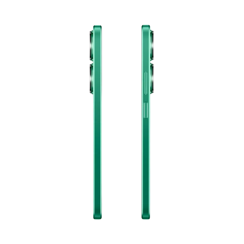 Huawei Nova 12 SE présenté de profil vert, finesse du châssis et boutons latéraux visibles. Image optimisée iTelier Lyon pour réparation boutons, connecteur et diagnostic gratuit.