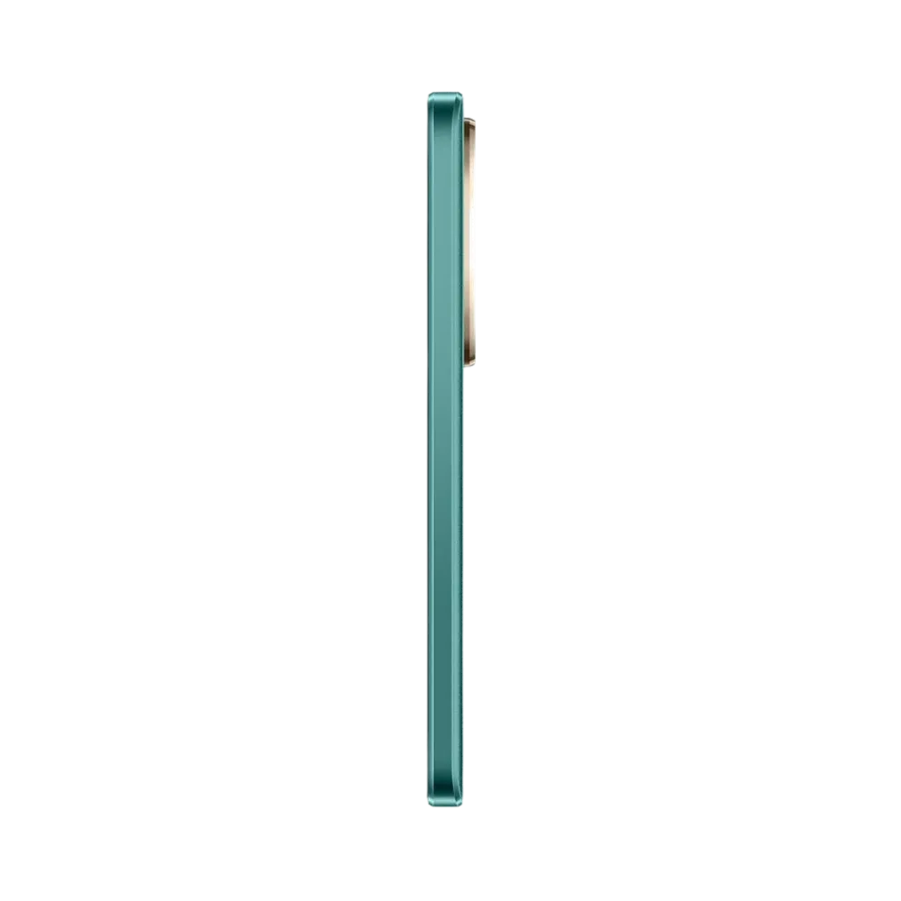 Huawei Nova 12i présenté de profil vert, finesse du châssis et boutons latéraux visibles. Image optimisée iTelier Lyon pour réparation boutons, connecteur et diagnostic gratuit.