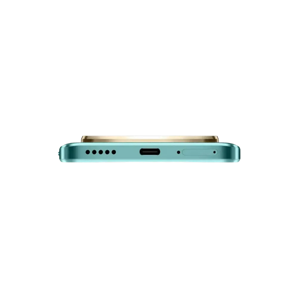Huawei Nova 12i montré en vue inférieure, port USB-C, haut-parleur et tiroir SIM bien visibles. Photo optimisée iTelier Lyon pour réparation connecteur de charge, audio et diagnostic gratuit.