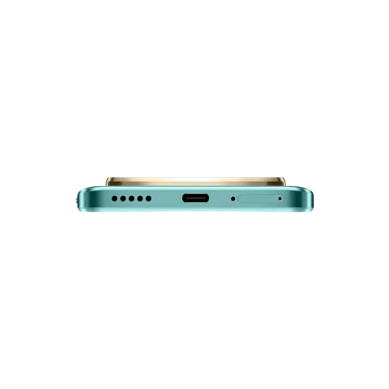 Huawei Nova 12i montré en vue inférieure, port USB-C, haut-parleur et tiroir SIM bien visibles. Photo optimisée iTelier Lyon pour réparation connecteur de charge, audio et diagnostic gratuit.