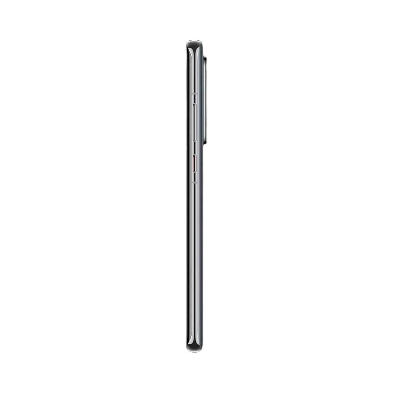 Huawei P40 Pro montré de profil argenté, finesse du châssis incurvé et boutons latéraux visibles. Photo optimisée iTelier Lyon pour réparation boutons, connecteur et diagnostic gratuit.