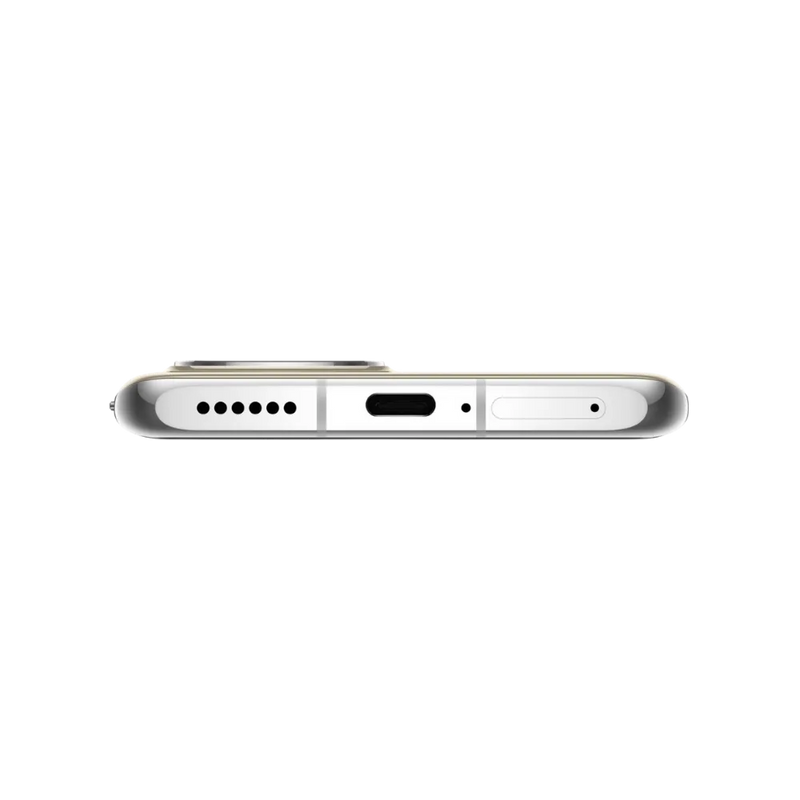 Huawei P50 Pro montré en vue inférieure, port USB-C, haut-parleur et tiroir SIM bien visibles. Photo optimisée iTelier Lyon pour réparation connecteur de charge, audio et diagnostic gratuit.