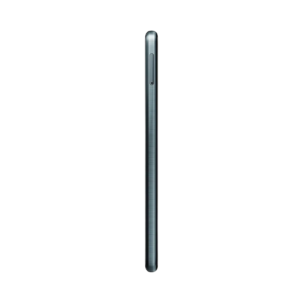 Huawei P8 Lite 2017 présenté de profil noir, finesse du châssis et boutons latéraux visibles. Image optimisée iTelier Lyon pour réparation boutons, connecteur et diagnostic gratuit.