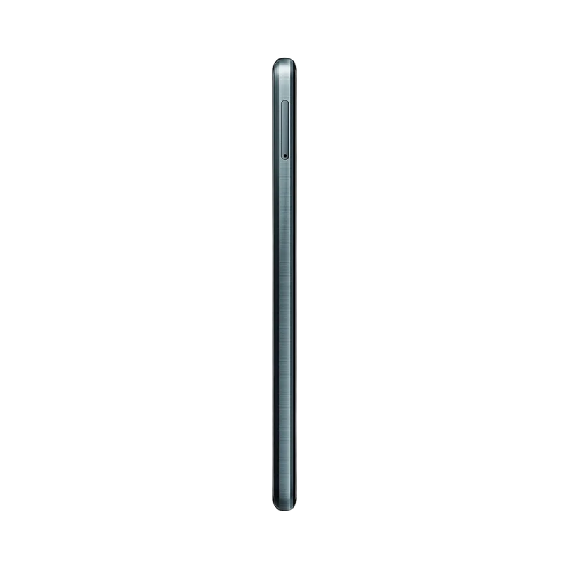 Huawei P8 Lite 2017 présenté de profil noir, finesse du châssis et boutons latéraux visibles. Image optimisée iTelier Lyon pour réparation boutons, connecteur et diagnostic gratuit.