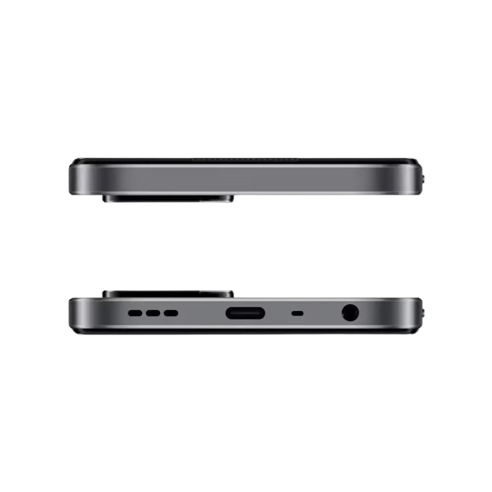 Oppo A57 présenté en vue supérieure et inférieure, port USB-C, haut-parleur et tiroir SIM visibles. Photo optimisée iTelier Lyon pour réparation connecteur de charge, audio et diagnostic gratuit.