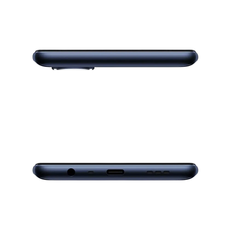 Oppo A72 montré en vue supérieure et inférieure, port USB-C, prise jack et haut-parleur visibles. Photo optimisée iTelier Lyon pour réparation connecteur de charge, audio et diagnostic gratuit.