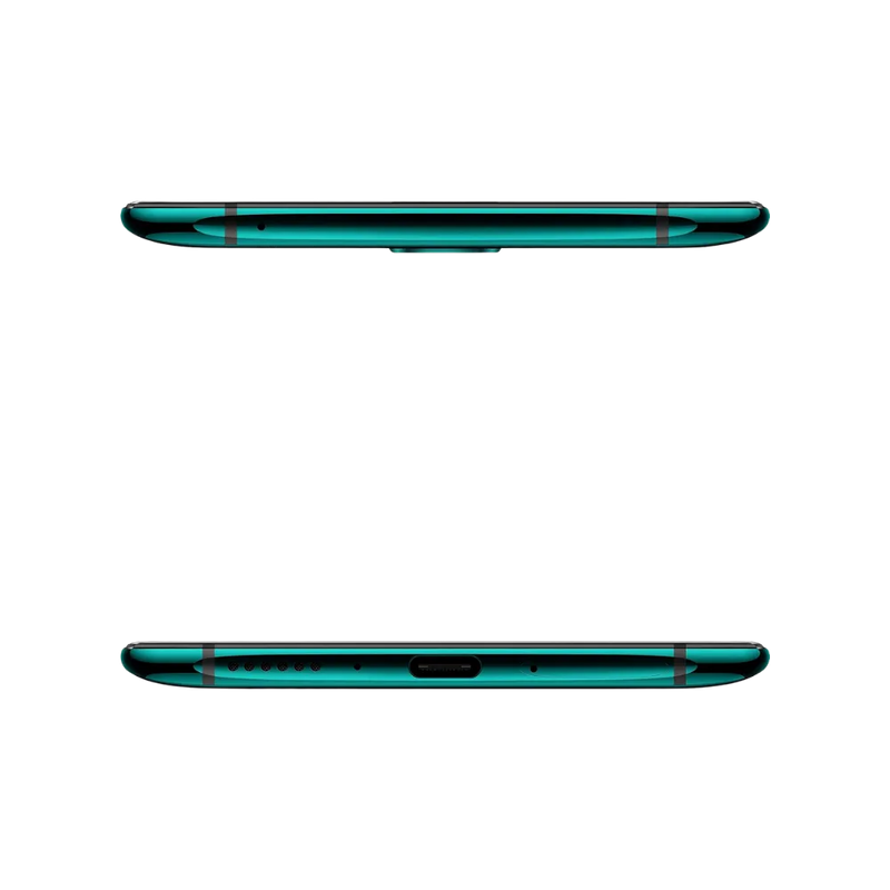 Oppo RX17 Pro montré en vue supérieure et inférieure, port USB-C, haut-parleur et tiroir SIM visibles. Photo optimisée iTelier Lyon pour réparation connecteur de charge, audio et diagnostic gratuit.