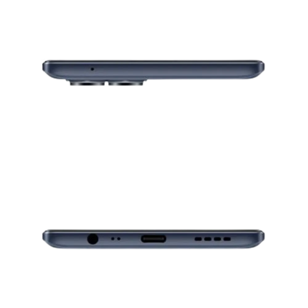 Réparation Realme 8 Pro iTelier Lyon – smartphone présenté en vue du dessus et du dessous, connecteur USB-C, micro et haut-parleur visibles, optimisé pour réparation connecteur de charge, haut-parleur et diagnostic complet.